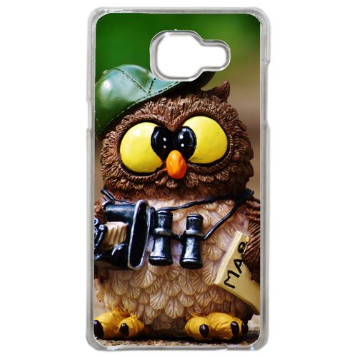 Coque Chouette Compatible Samsung Galaxy A3 2016 Transparent