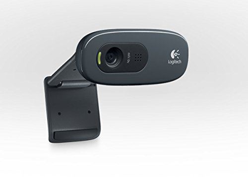 Logitech C270 Webcam 3 MP 1280 x 720 Pixels USB 2.0 Noir - Webcams (3 MP, 1280 x 720 Pixels, 30 IPS, 2048 x 1536 Pixels, Auto, USB 2.0)