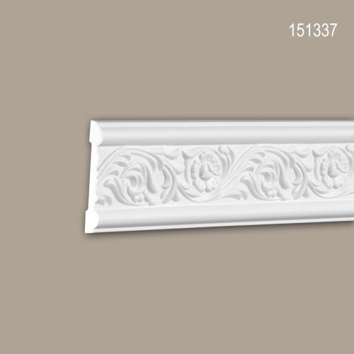 Cimaise 151337 Profhome Moulure décorative style Rococo-Baroque blanc 2 m