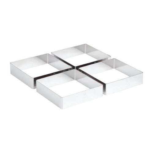 Carrés à tarte matfer lot de 4