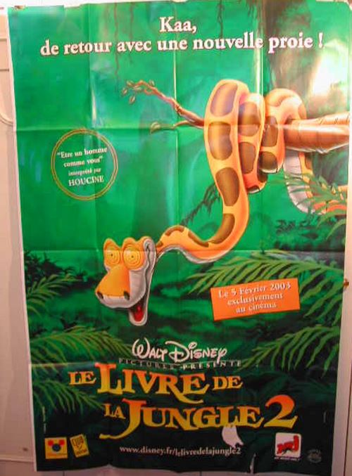 Le livre de la Jungle - 120x175 cm - AFFICHE / POSTER