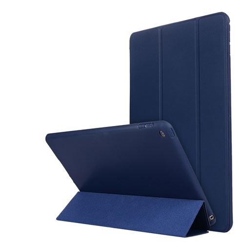 Générique Bleu Coque Luxe Cuir Très Mince Pour Tablette Ipad 9,7 Pouces 2018 - Image 1