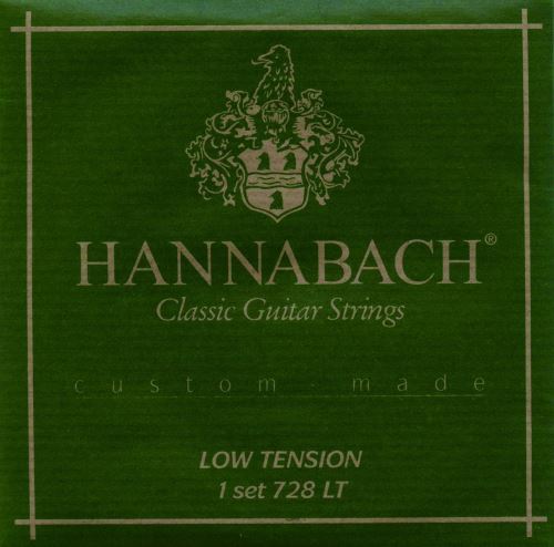 Hannabach 652677 Série 728 Cordes pour Guitare Classique Jeu Custom Made Low Tension 728LT