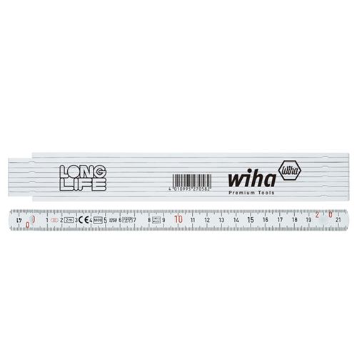 Wiha 410 2000 27057 Longlife Folding Metre Rule - 2m - Metric - 10...