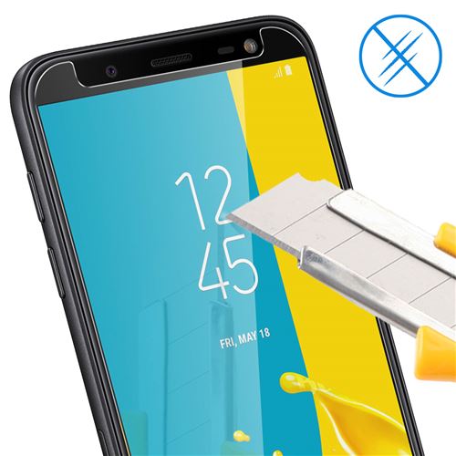 Protection pour écran verre trempé Samsung Galaxy J6 (2018) - Coque et étui  téléphone mobile - Achat & prix