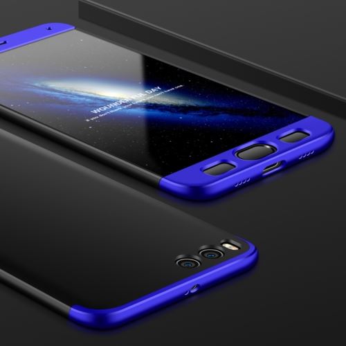 Xiaomi Mi Note 3 Coque Protection Plastique Total Effet Métal Brillante Noir ALS51051