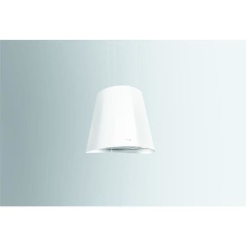 Turboair GIOIA WH/F/50 - Hotte - hotte îlot - largeur : 50 cm - profondeur : 50 cm - extraction et recirculation (avec kit d'extraction supplémentaire) - blanc