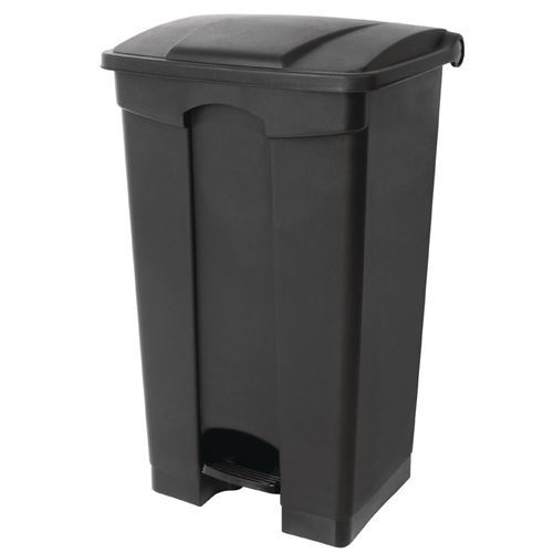 Poubelle de cuisine à pédale 65 litres Noire - Jantex - Polypropylène65