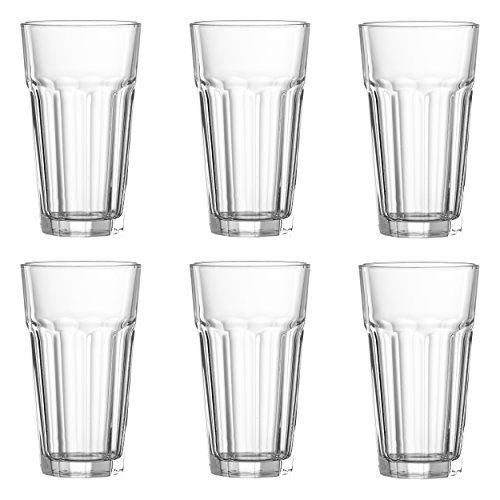Snap by r & b 179194 verres long drink 4me 400 ml, h 14 cm, verre (lot de 6)
