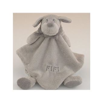 Dimpel Fifi Doudou Chien Gris Doudou Achat Prix Fnac