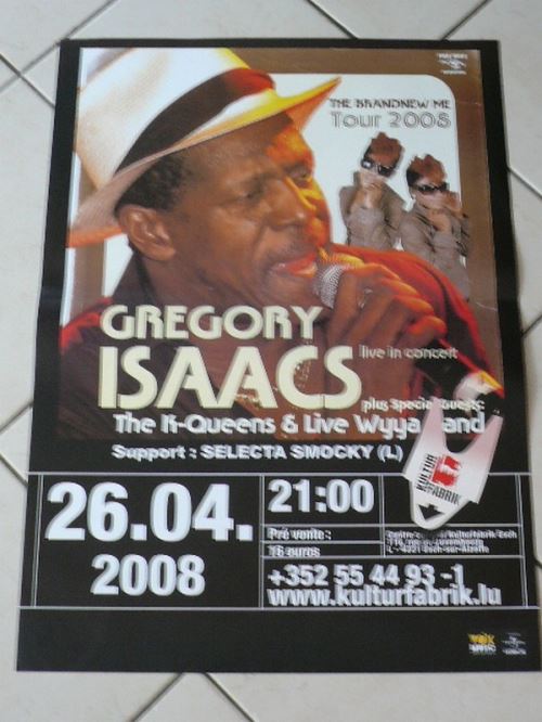 Gregory issacs - 50x70 cm - AFFICHE / POSTER