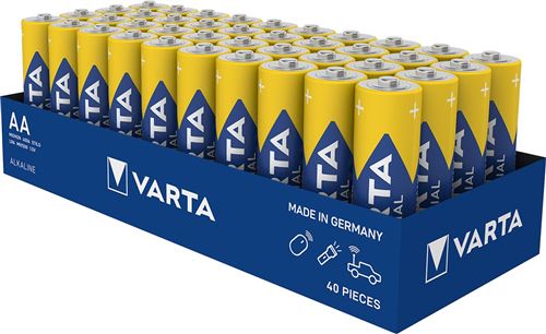 Boîte de 40 piles alcalines INDUSTRIAL Pro 1,5V LR06 - VARTA - 4006211354
