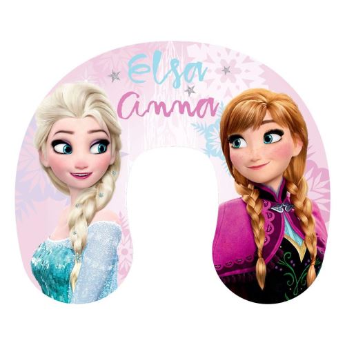 Mgs33 Disney Frozen pour Enfants Coussin de Cou Oreiller de Voyage, Vacances, Voiture, Reine des neiges, Elsa et amma