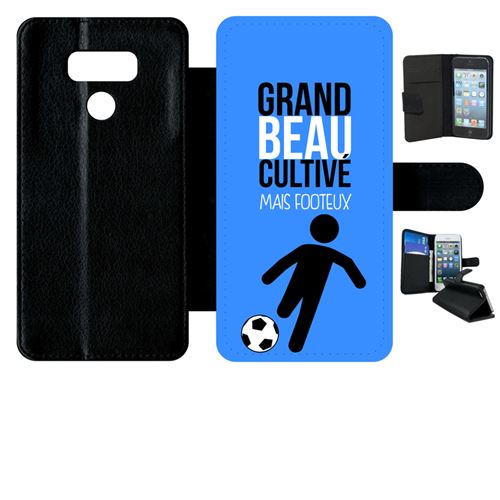Etui à rabat lg g6 grand beau cultiv mais footeux 12