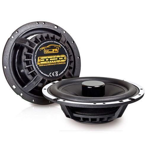 Sinus Live 14188 SL-16 exmod Basse Médium 16 cm, noir, set of 2