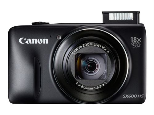 Canon Powershot Sx600 Hs - Appareil Photo Numérique - Compact - 16.0 Mp - 1080P - 18X Zoom Optique - Wi-Fi - Noir