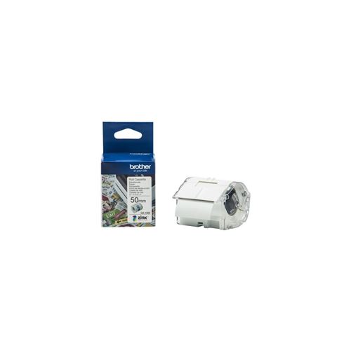 Brother CZ-1005 Blanc sur vert CZ ruban d'étiquette - Rubans d'étiquettes (Blanc sur vert, CZ, Jet d'encre, Brother, VC-500W, Boîte)