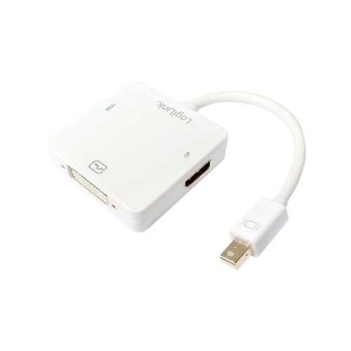 LogiLink Adaptateur mini DisplayPort mâle - DVI femelle +