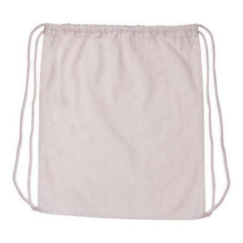 Sac à dos serré par des ficelles 100 % coton 143323 Couleur Натуральный