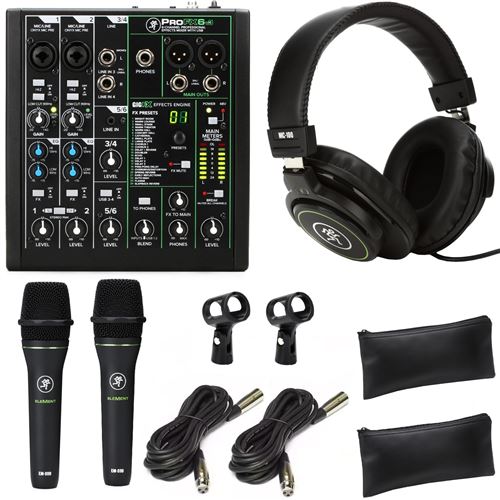 MACKIE RMK PERFORMER-BUNDLE - Pack console, 2 micros, casque