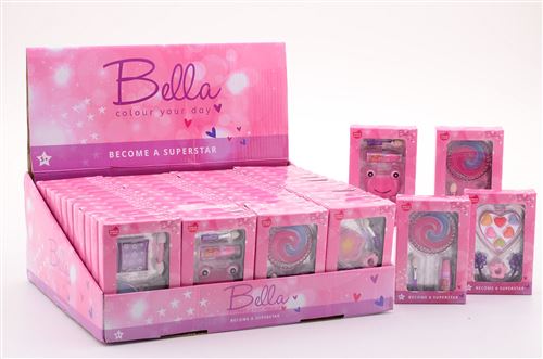 Set de maquillage Bella en présentoir 6 assortis
