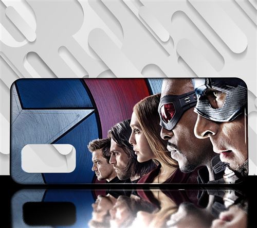 Coque pour Galaxy PLUS S20+ CAPTAIN AMERICA CIVIL WAR 04