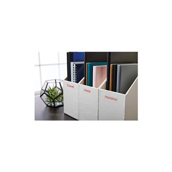 DYMO D1 - Auto-adhésif - rouge sur transparent - Rouleau (1,2 cm x 7 m) 1 cassette(s) bande d'étiquettes - pour LabelMANAGER 160, 210D, 210D Kit, 210D Kit Case, 280, 360D, 420P, 420P Kit, 500TS, PnP