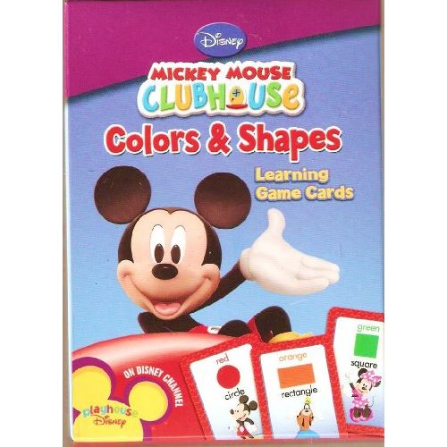 Mickey Mouse Clubhouse Colors and Shapes Learning Game Cards