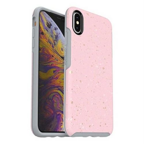 OtterBox Symmetry Series - Achterzijde behuizing voor mobiele telefoon - polycarbonaat, synthetisch rubber - on fleck - voor Apple iPhone XS Max