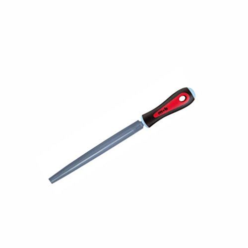 Peddinghaus 910156201 Lime de mécanique demi-ronde coupe 2 avec manche-Nertech en blister, Argent/noir/rouge, 150 mm