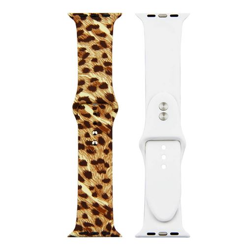 Bracelet de montre en silicone coloré pour Apple Watch Series 6/ SE/ 5/ 4 40mm - Multicolore#21(Taille S/M)