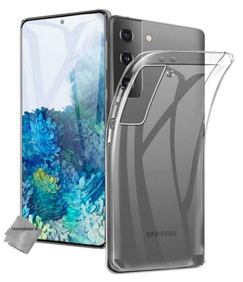 Coque silicone gel fine pour Samsung Galaxy S21 5G - TPU TRANSPARENT -htdmobiles