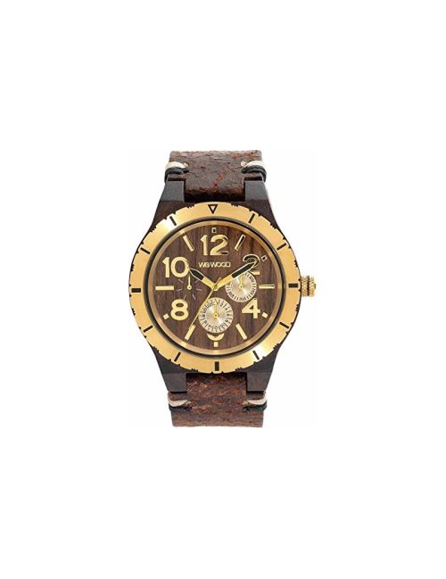 WEWOOD Kardo MB Choco Gold - Montre homme en bois