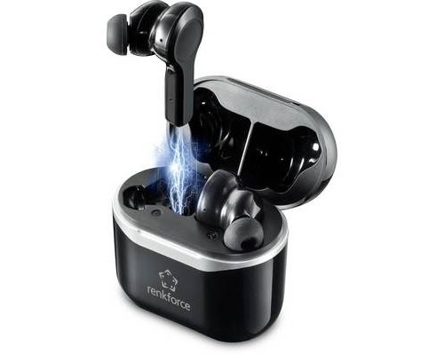 Renkforce RF-4599066 casque Sans fil Ecouteurs Appels/Musique Bluetooth Noir
