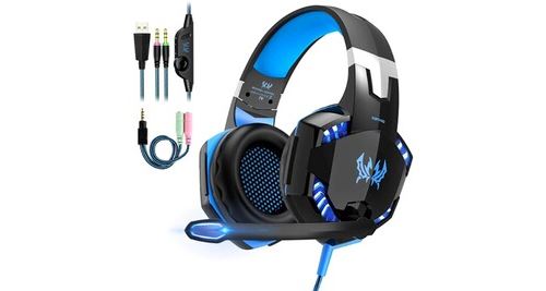 Chronus - Micro-casque gaming - Audio stéréo - Anti-bruit - LED - Image 3