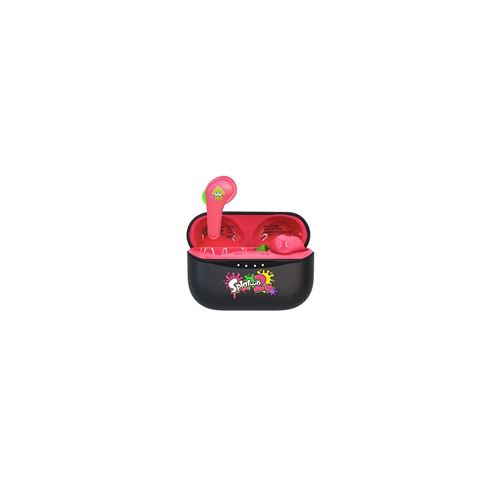 Otl Technologies Nintendo Spatoon 2 Casques Sans Fil Ecouteurs Appels/musique Bluetooth Noir, Rouge
