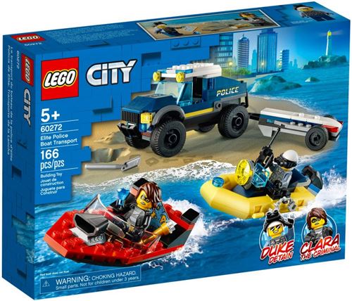LEGO® City 60272 Le transport de bateau de la police d'élite État correct - N/A reconditionné disponible sur Fnac