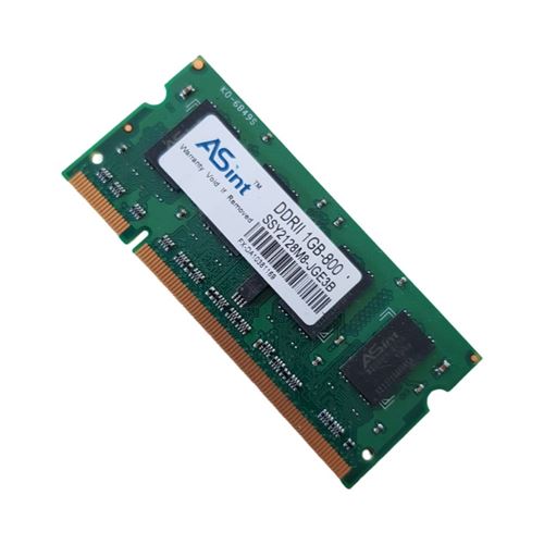 Barrette Mémoire 1Go Ram Ddr2 Asint Ssy2128M8-Jge3B So-Dimm Pc2-6400S