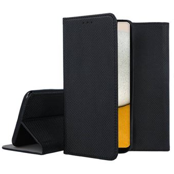 Housse pour Samsung Galaxy A34 5G - etui coque pochette portefeuille + film ecran - NOIR MAGNET - htdmobiles - 1