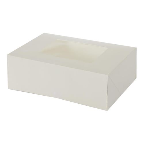 Non Communiqué Blanc 2 Boîtes À Gateaux Rectangle 22X16x7.5cm - Générique Kp5744