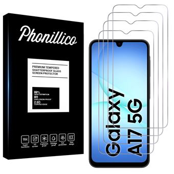 Verre Trempé pour Samsung Galaxy A17 5G [Pack 4] Film Vitre Protection Ecran Phonillico® - 1