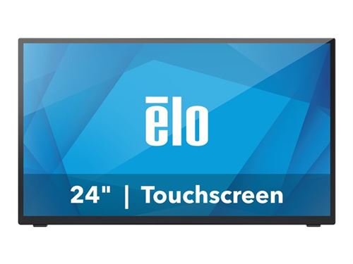 Elo 2470L - Écran LCD - 24 (23.8 visualisable) - écran tactile - 1920 x 1080 Full HD (1080p) @ 60 Hz - 250 cd/m² - 1000:1 - 16 ms - HDMI, VGA, DisplayPort - haut-parleurs - noir