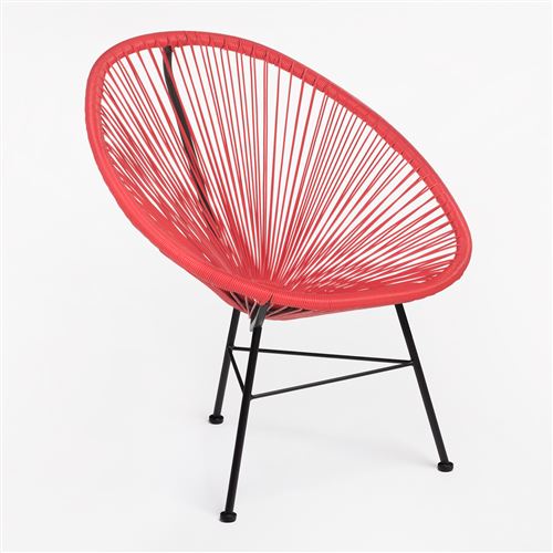 SKLUM Chaise de jardin New Acapulco Rouge Coquelicot