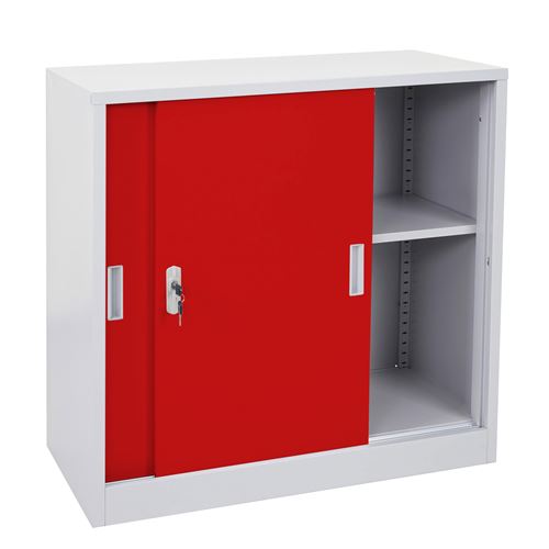 Mendler Rouge Armoire De Bureau - Image 2