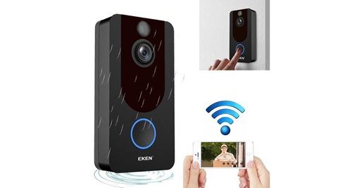 Wewoo Portier Vidéo Visiophone Sans Fil Interphone 1080P Full Hd Résistant Aux Intempéries Wifi Sécurité Moniteur Accueil Smartphone Sonnettesupport Audio - Image 3