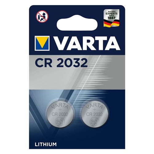 Varta - Pack de 10 blisters de 2 Piles électronique CR2032