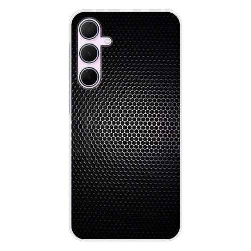Coque en silicone imprimée compatible Samsung Galaxy A55 5G Dark Metal