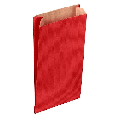 Sachets cadeau kraft rouge L 18 x H 35 cm - Colis 250 - Rouge - Gpv