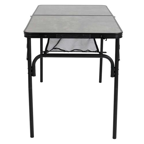 vidaXL Table pliable de camping Gris Aluminium 120x60 cm