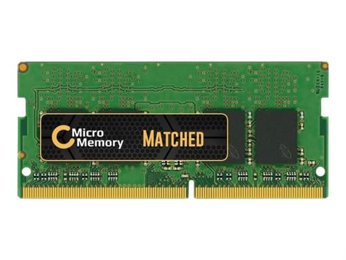 CoreParts - DDR4 - module - 8 Go - SO DIMM 260 broches - 2400 MHz / PC4-19200 - 1.2 V - mémoire sans tampon - non ECC - pour Lenovo Legion Y520-15IKBN 80WK
